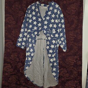 Magnolia Pearl Blue Star Tuxedo Tailcoat Jacket Coat